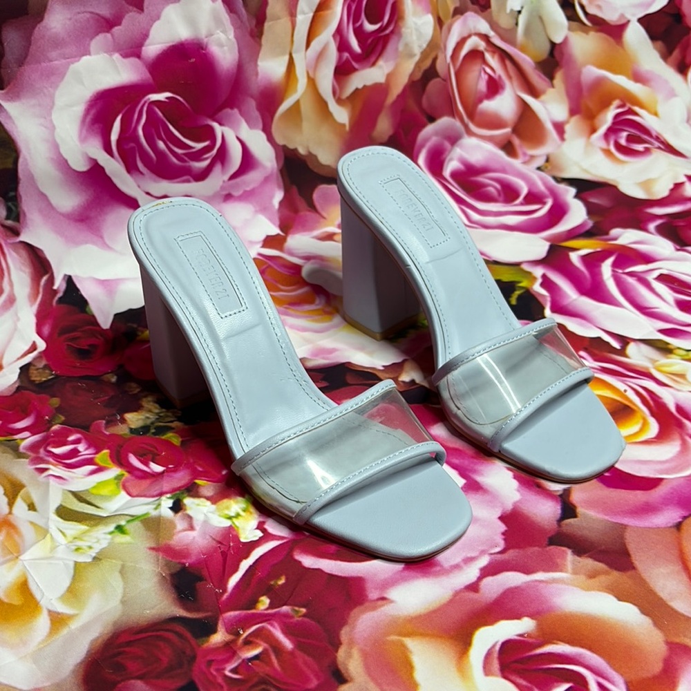 Forever 21 Elegant Light Blue Women's Heeled Sandals